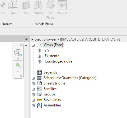 REVIT - Navegador por fase