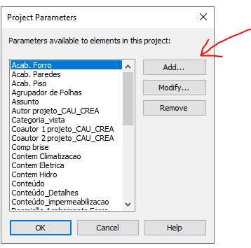 REVIT - Project Parameters